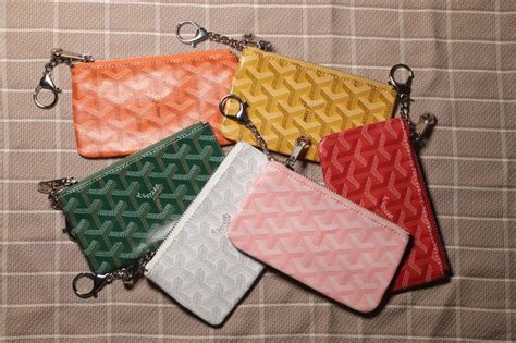 goyard keychain wallet.